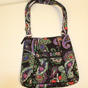 Vera Bradley Black/Floral Quilted Bag